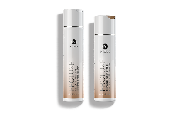 Image display of the ProLuxe Shampoo and Conditioner Bottles.
